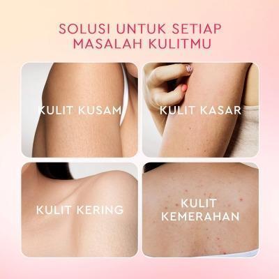 Glad2Glow Overnight Bright Body Serum 180ml – Creamy Berry | Brighten & Nourish Skin While You Sleep