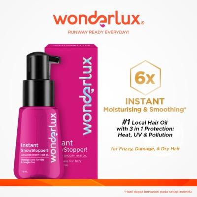 Wonderlux Instant Showstopper Hair Vitamin Oil – 75ml Lightweight Shine & Repair Serum