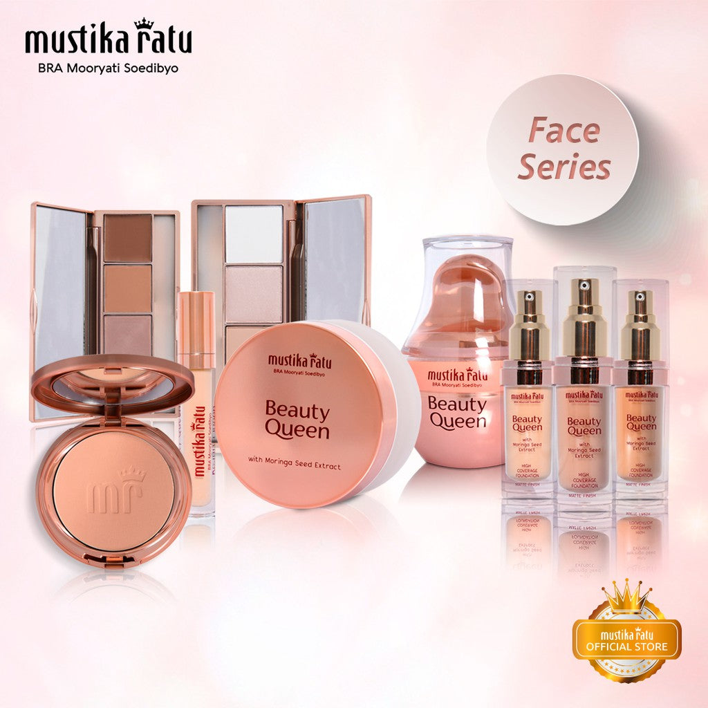 Beauty Queen High Coverage Foundation Matte Finish SPF30 shade Caramel Mustika Ratu