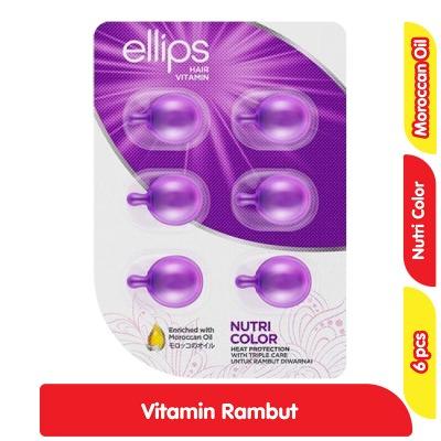 Ellips Hair Vitamin Nutri Color – 6 Capsules Enhance Hair Color | Deep Nourishment | Long-Lasting Shine