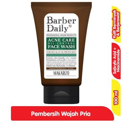 Barber Daily Men’s Oil Control Face Wash 100 ml – Clear Skin, No Shine, No Breakouts