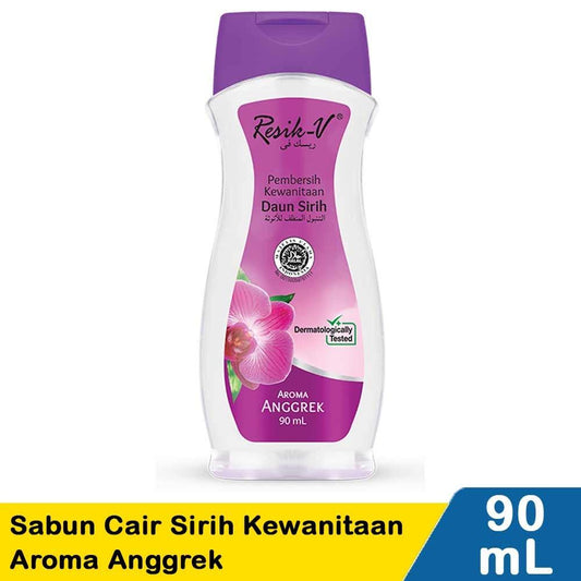Resik-V Feminine Hygiene Wash Sirih & Orchid 90ml – Natural Orchid-Infused Cleanser for Daily Intimate Freshness