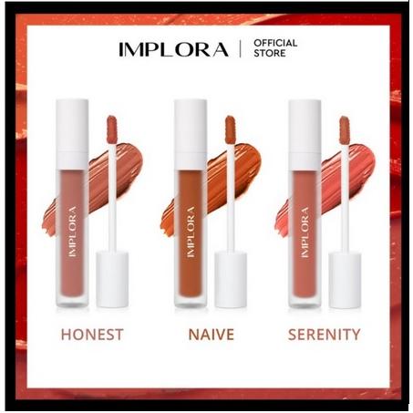 NUZ Implora Urban Lip Cream Matte / Lip Velvet NEW tahan lama