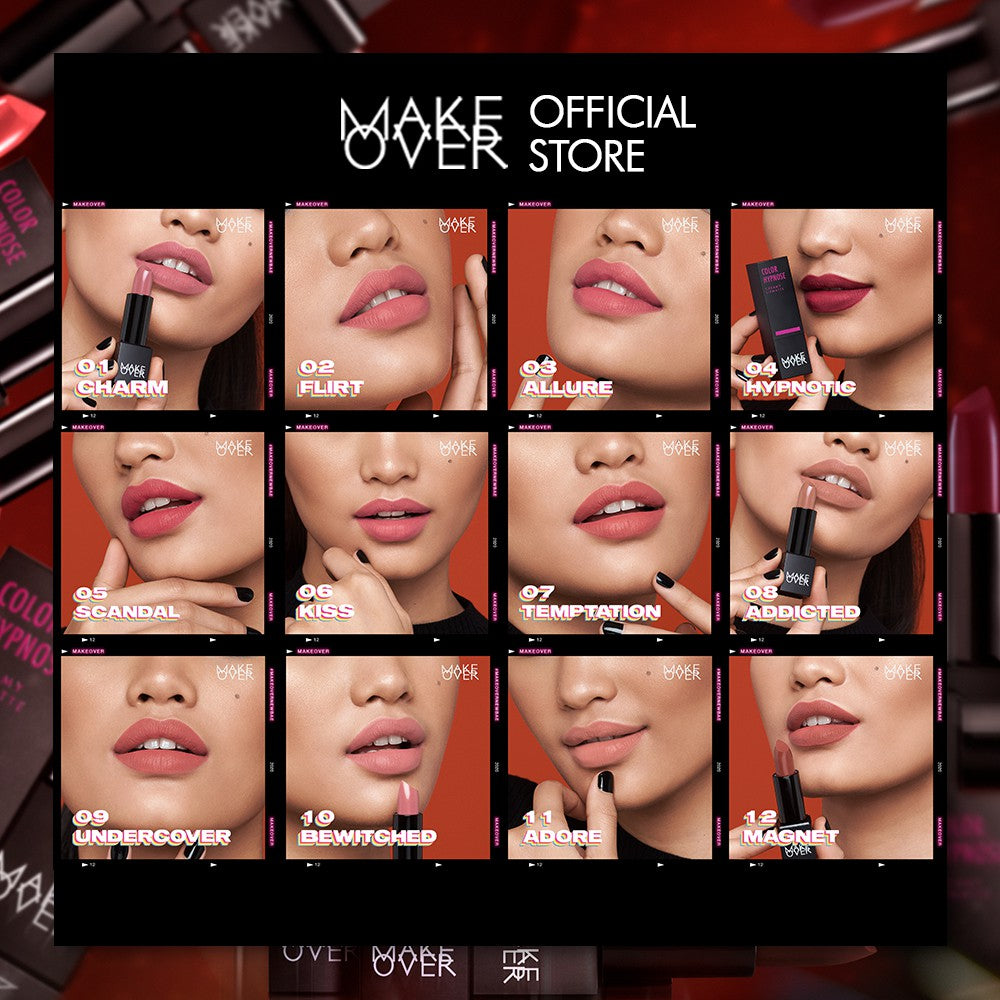 [SPECIAL MASTERSHADE] MAKE OVER Color Hypnose Creamy Lipmatte 4.3 g - Lipstick