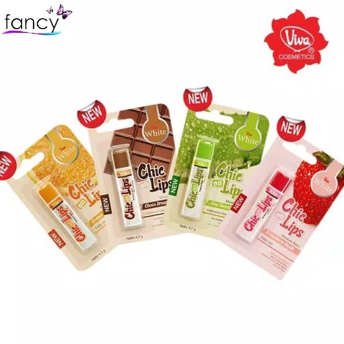 Viva Chic On Lips Lip Balm – Aloe / Choco / Orange / Strawberry – Moisturizing Lip Care