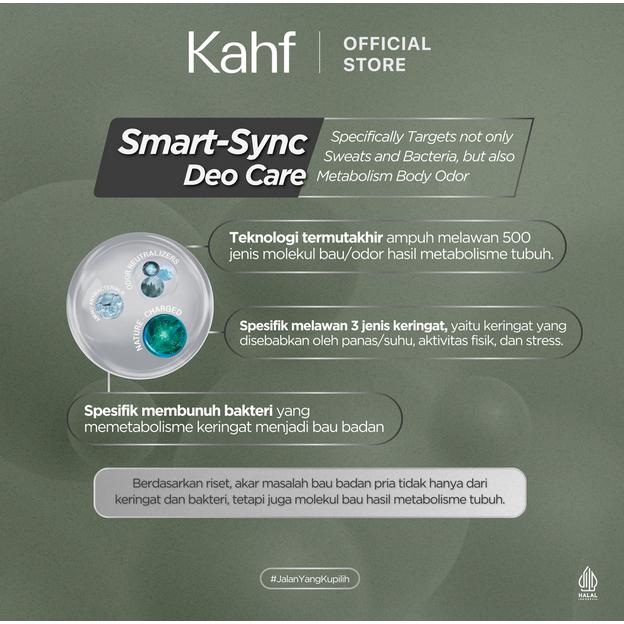 Kahf Antiperspirant Deodorant Roll On 45 ml - Deodorant Pria