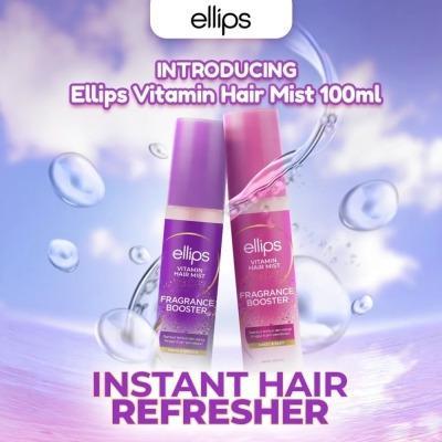 Ellips Hair Vitamin Perfume Fragrance Booster - Fresh & Smooth 100ml | Dual-Function Hair Perfume + Vitamin Spray