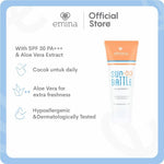 Emina Sun Battle SPF 35 PA+++ 20ml FUN SIZE NEW!! Bright Glow Sunscreen Wajah
