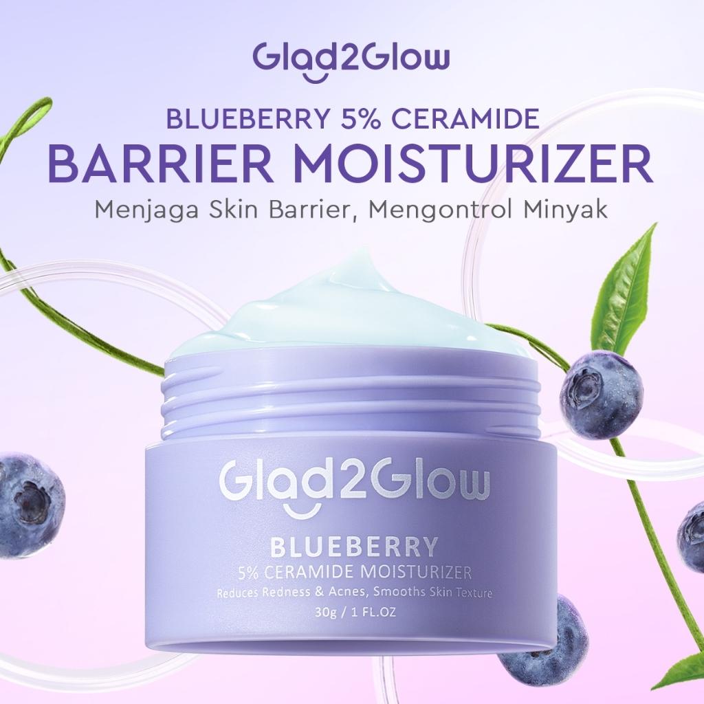 Glad2Glow All Series - Blueberry Moisturizer Cream, Pomegranate Cleanser, Volcano Acne Clay Stick for Fresh & Healthy Skin Care | Variants No. 01-14