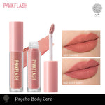 PINKFLASH Lip Matte Melting Matte Lipcream Lipstik Matte Lembut Pigmentasi Tinggi #OhMyKiss Original
