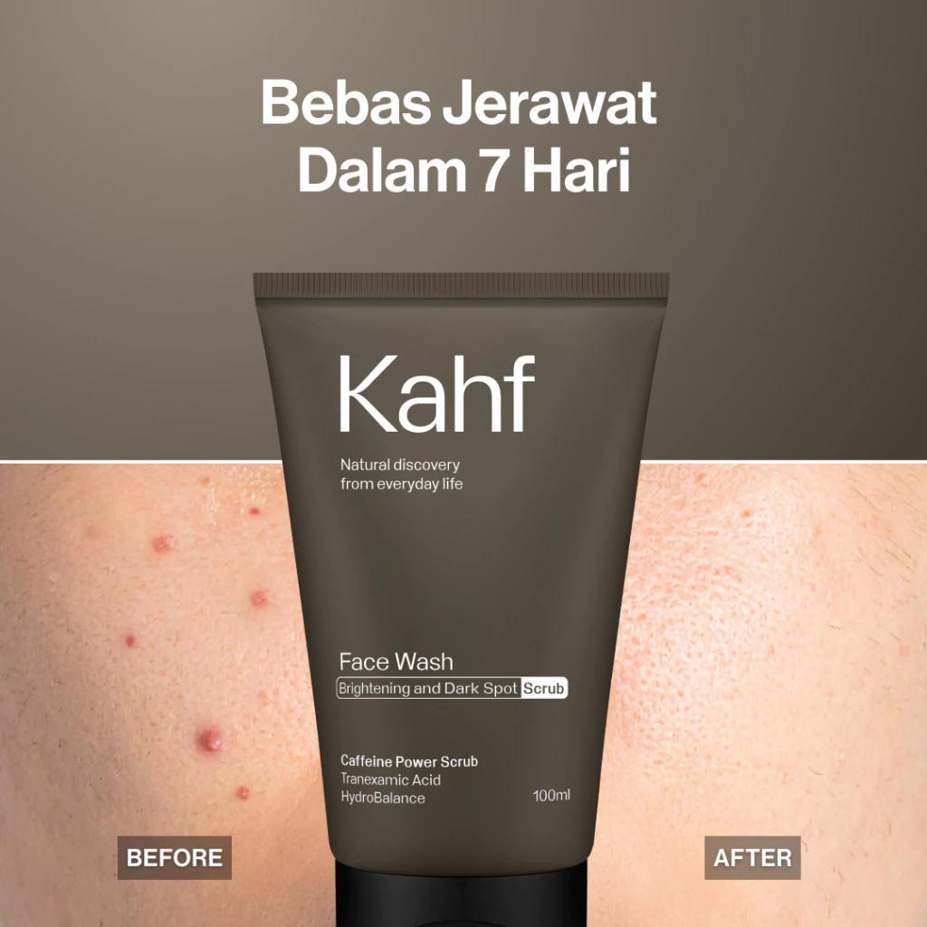 Triple Pack: Kahf Brightening & Dark Spot Scrub Face Wash (3x100ml)