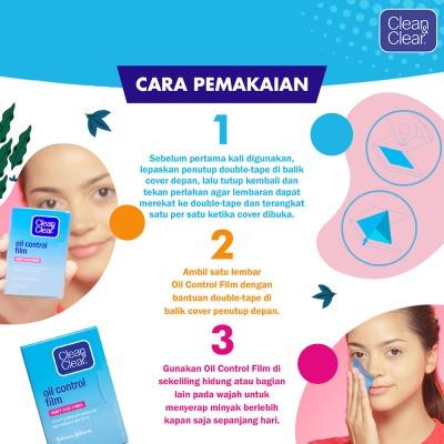 Clean & Clear Oil Control Film – Instant Oil Absorbing Sheets for Face 60 Sheets