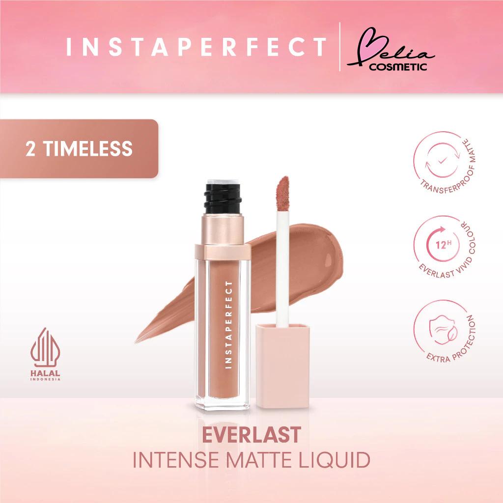 WARDAH Instaperfect Everlast Matte Lip Cream 4.2g – Bold Color | Long-Lasting | BPOM