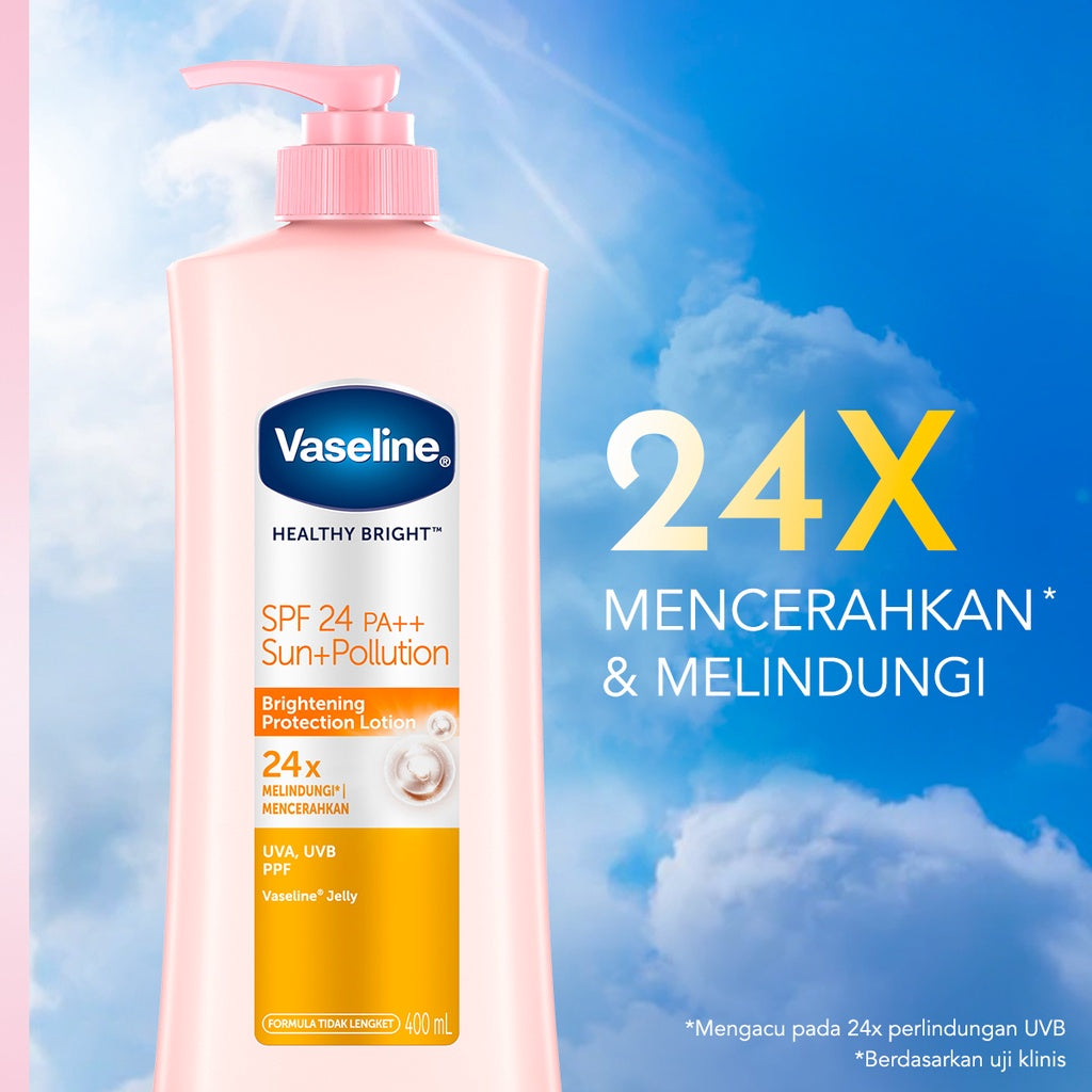 Vaseline Lotion Healthy Bright SPF24 PA++ 100ml Twin Pack