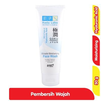Hada Labo Gokujyun Face Wash for Dry Skin – 50g Gentle Hydrating Cleanser