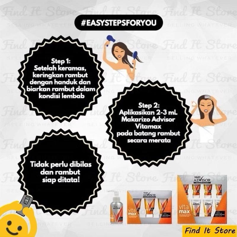 VitaSilk Boost - Hair Repair Serum by Makarizo (8ml Tube)