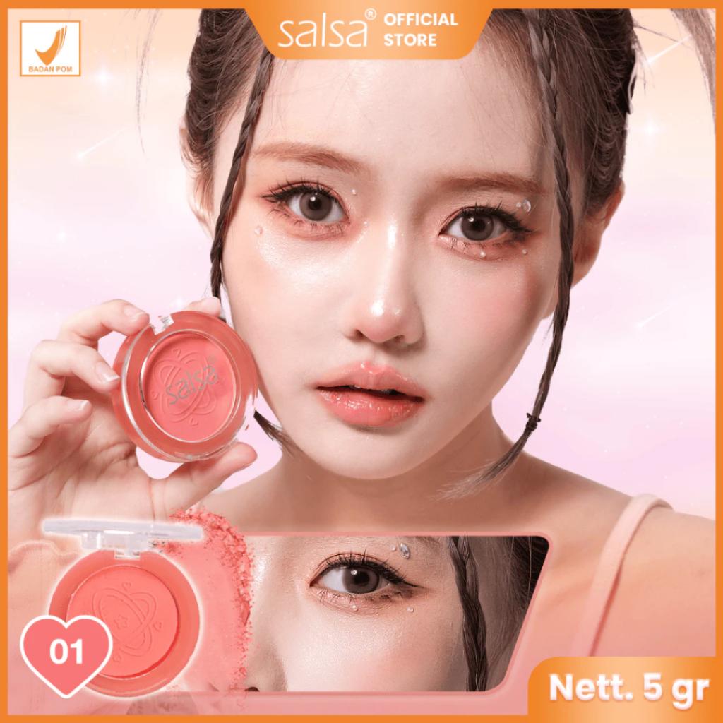 Salsa Milkyway Galaxy Blush 5g – Soft & Shimmery Powder Blush for Natural Glow