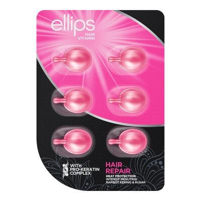 Ellips Hair Vitamin Hair Repair - 6 Capsules Revive Damaged Hair | Intense Nourishment | Easy-To-Use Capsules