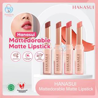 HANASUI Mattedorable Matte Lipstick 2g - Moisturizing & Smudge-Resistant Formula for Smooth Application