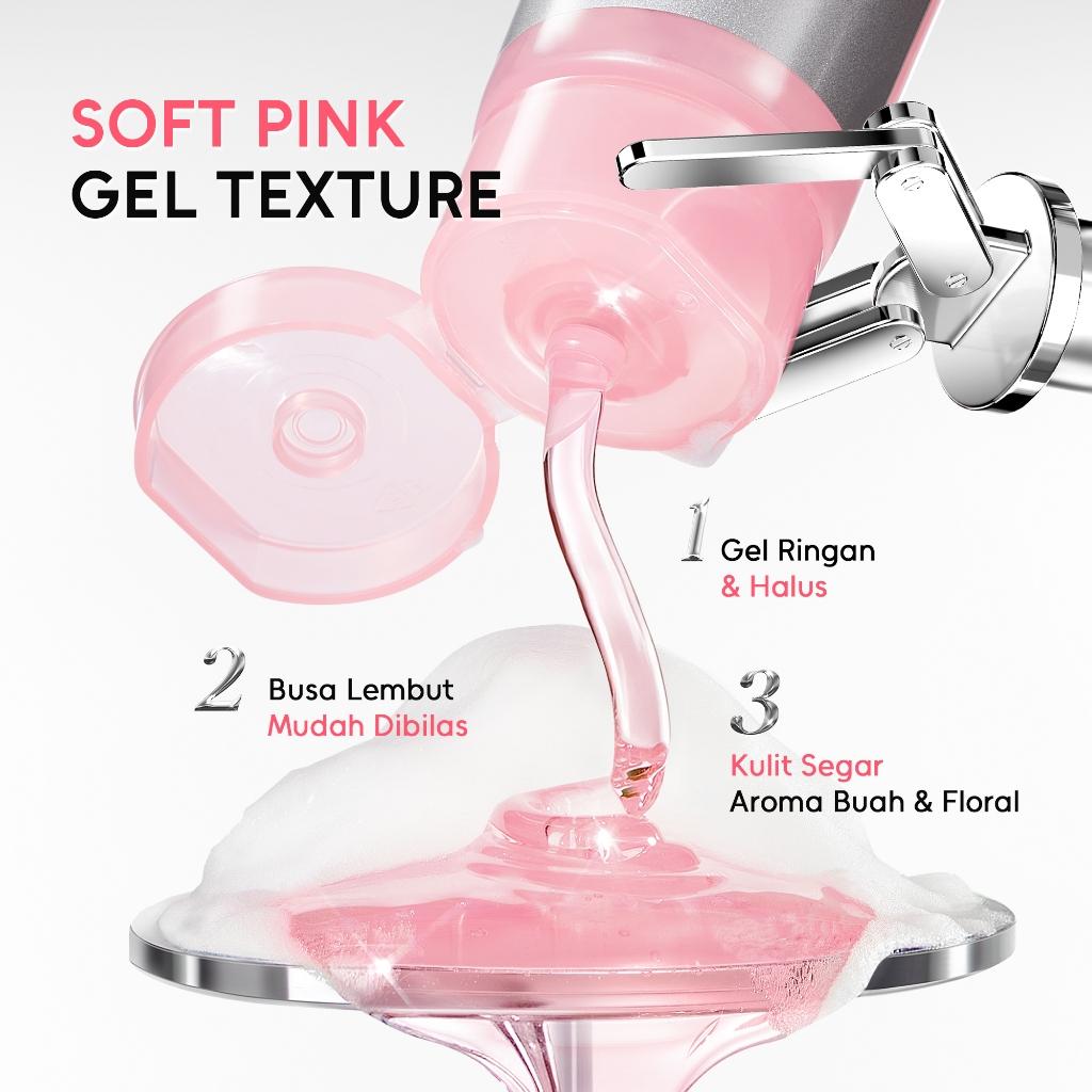 Lumixpert Low pH 5.5 Brightening Essence Gel Facial Wash Cleanser Instant Glow,Pencuci Wajah Brightening Pembersih Pori