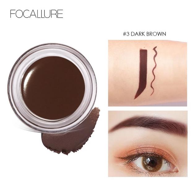 FOCALLURE Brow Cream Gel FA23 – Waterproof Eyebrow Pencil & Gel for Defined Brows
