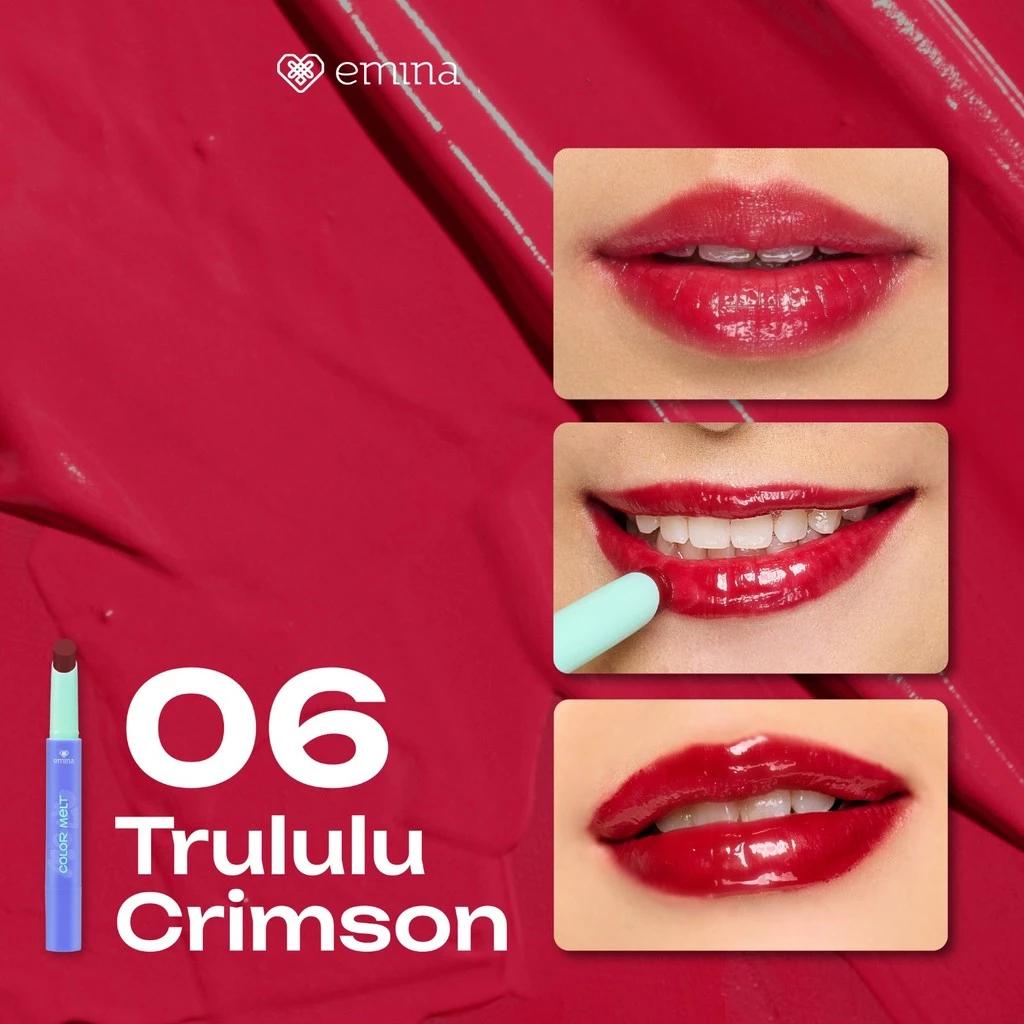 Emina Hyalupeptide Glow Balm | Color-Melt Tinted Lip Balm | Hydrates & Brightens Lips