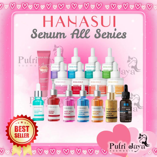 HANASUI Power Serum & Lip Serum | Targeted Care for Acne, Brightening, Vitamin C & More