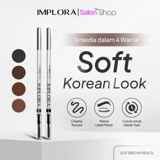 THESALONSHOP Ultra-Fine SoftBrow & Eye Pencil Duo | Precision-Glide Formula by Implora
