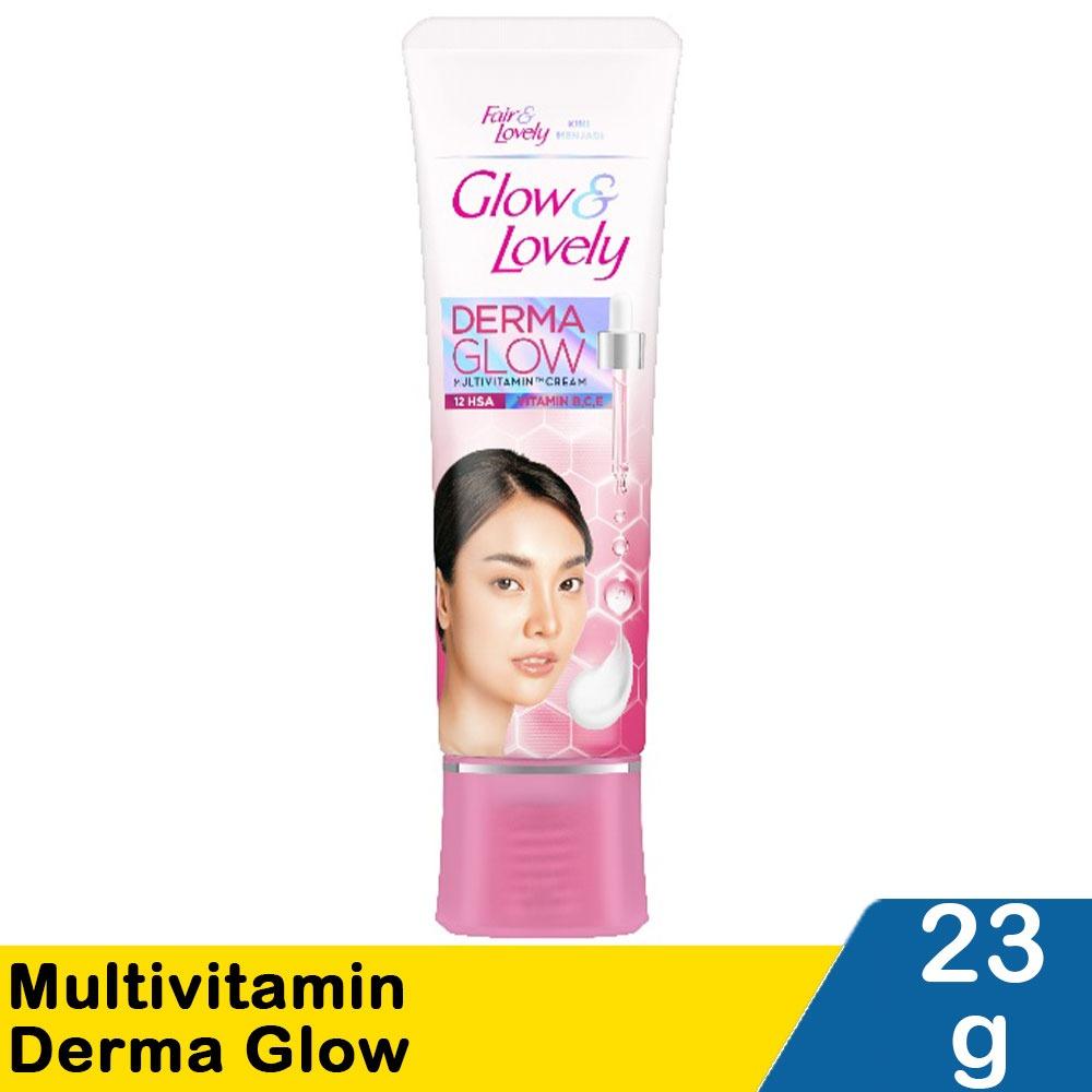 Glow & Lovely Derma Glow Cream 23g – Brighten Dull Skin with Multivitamin Power!