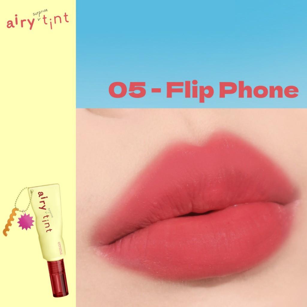 Emina Airy Surprise Airy Tint 3g + Keychain | Lightweight Waterproof Long Lasting Lip Stain