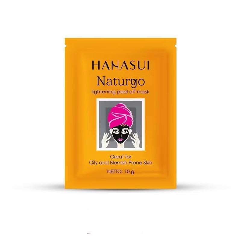 Hanasui Black Glow Peel-Off Mask – Deep Detox in a Sachet!
