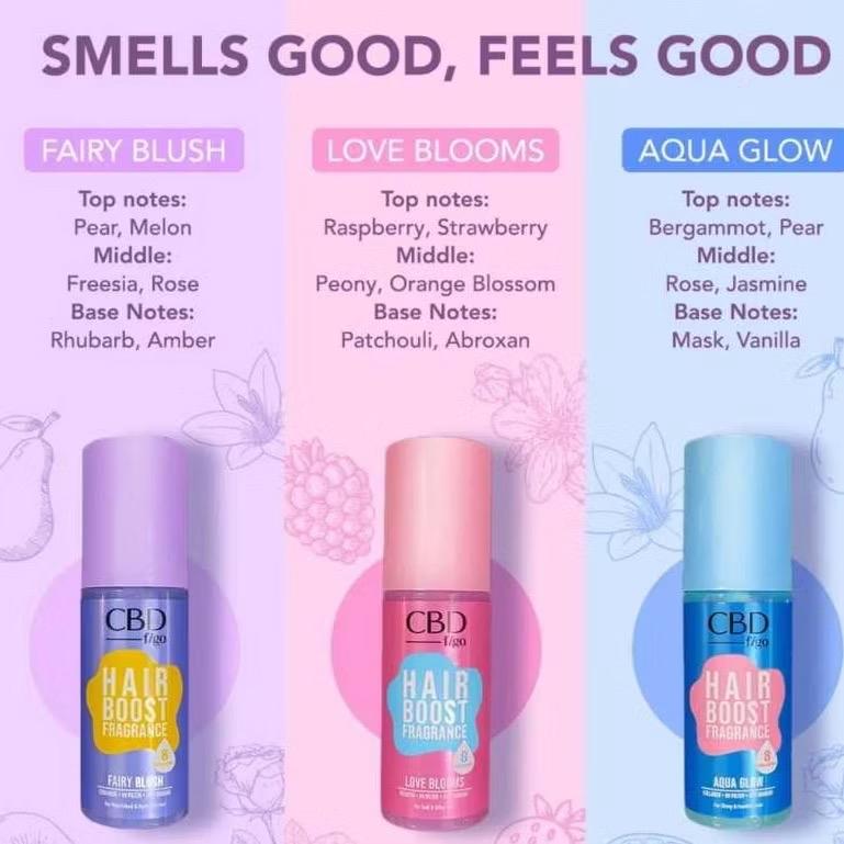 Figo LuxeMist Hair Elixir – Trio Scent Series (100ml)