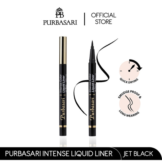 Purbasari Intense Color Liquid Liner Spidol / Eyeliner Waterproof / Eyeliner Tahan Air