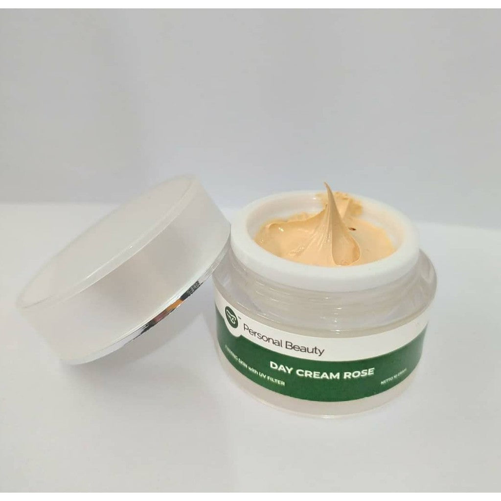 Personal Beauty Day Cream Rose Firming Skin With UV Filter Cream Pagi Luxury Antioksidan dan Anti Aging