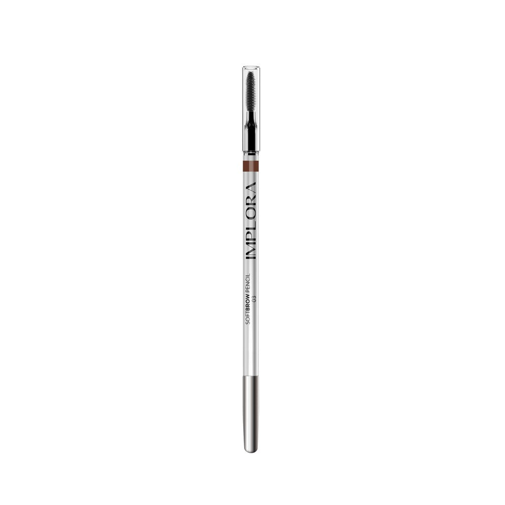 Implora New Softbrow Pencil | Pensil Alis Black Brown Dark Eyebrow | Korean Look