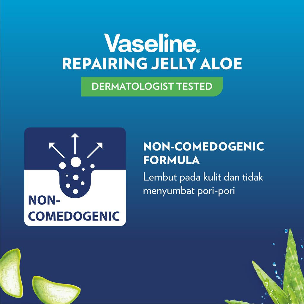 Vaseline Multi Purpose Repairing Jelly Aloe 50 Ml - Twin Pack