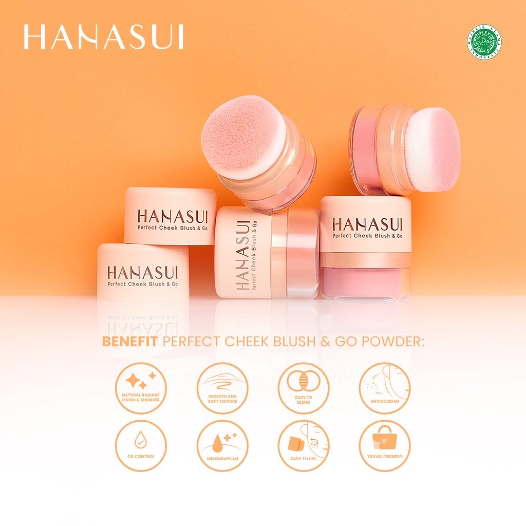 Hanasui Perfect Cheek Blush & Go 2.5g Shimmery Natural Finish Makeup Product
