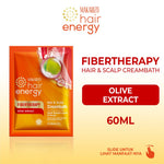 Makarizo Hair Energy Fibertherapy Hair & Scalp Creambath Olive 60 mL