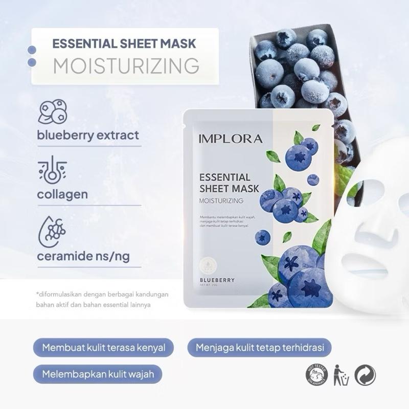 Implora GlowBloom Hydrating Sheet Mask