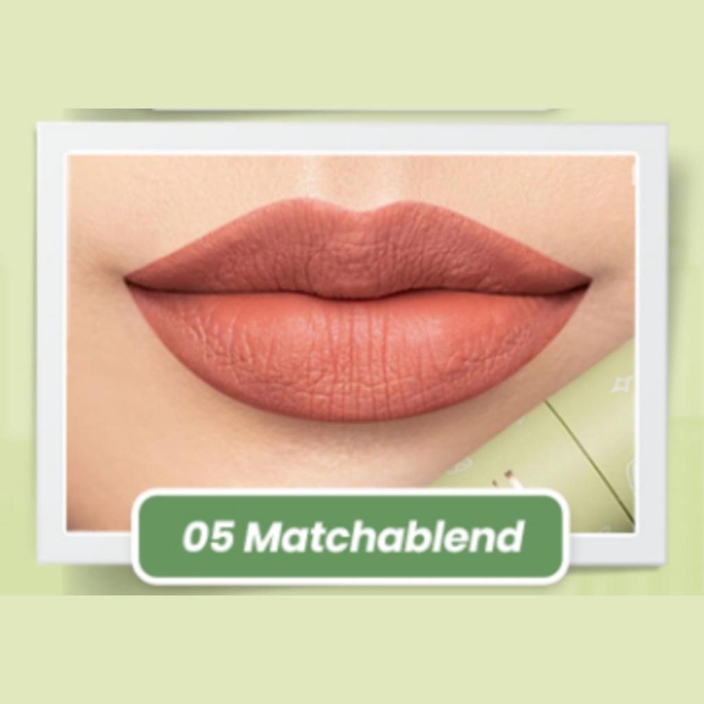 HANASUI Mattedorable Lip Cream – Boba Edition / Matcha Edition – Soft Matte Lip Tint