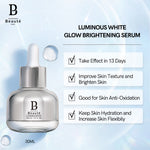 PREMIERE BEAUTE Whitening Serum 30ml  Niacinamide Centella Luminous White Glow Brightening Serum Kulit Kusam Noda Hitam Bekas Jerawat Eksfoliasi Brightening Serum serum wajah glowing dan putih untuk Kulit Kenyal HalusBebas Jerawat dan Tampak Mud