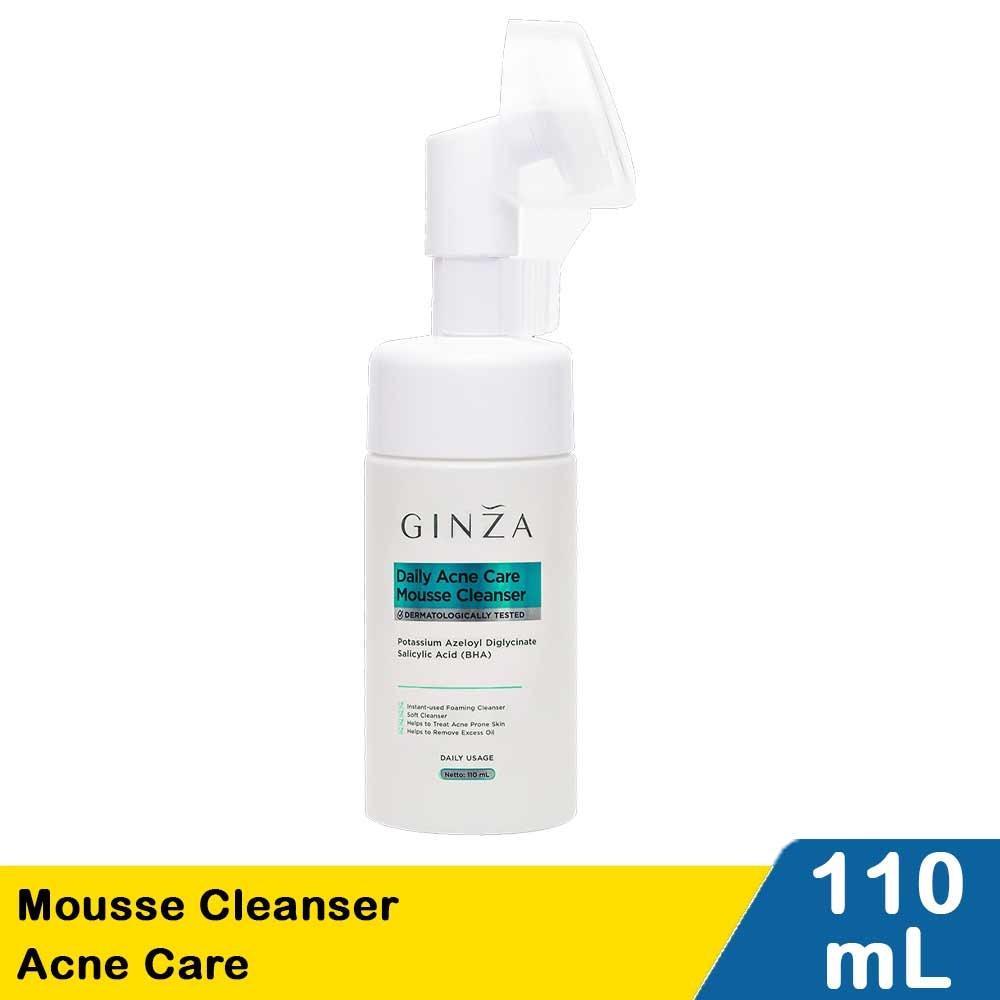 Ginza Mousse Cleanser Acne Care 110ml | Gentle Foam Cleanser for Acne-Prone Skin