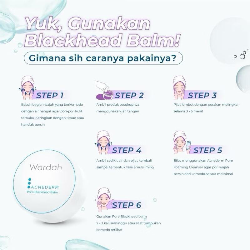Wardah Acnederm Blackhead Balm with Tea Tree Power – Deep Pore Cleanser & Acne Fighter for Glowing Skin