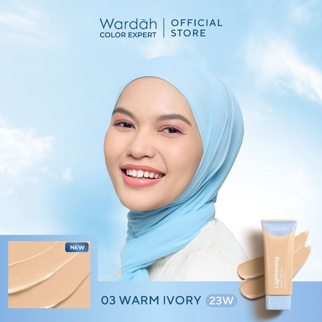 Wardah Lightening FRESH BB TINT Oil Free (15ml) / BB Cream 15ml SPF 32 PA+++ NEW! - Base Makeup Super Ringan