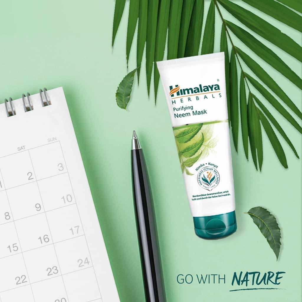 Himalaya Purifying Neem Mask 100ml – Deep Cleanse + Clear Skin with Neem & Turmeric