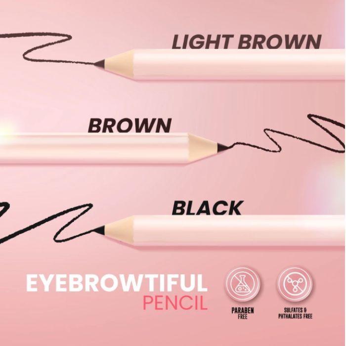 Hanasui Eyebrowtiful Pencil – 3-in-1 Smudgeproof & Waterproof Eyebrow Pencil