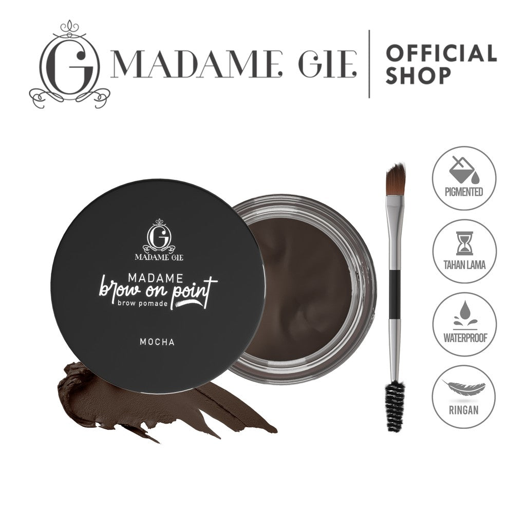 Madame Gie Madame Brow On Point – Make Up Eyebrow Pomade Cream Pensil Alis Water proof