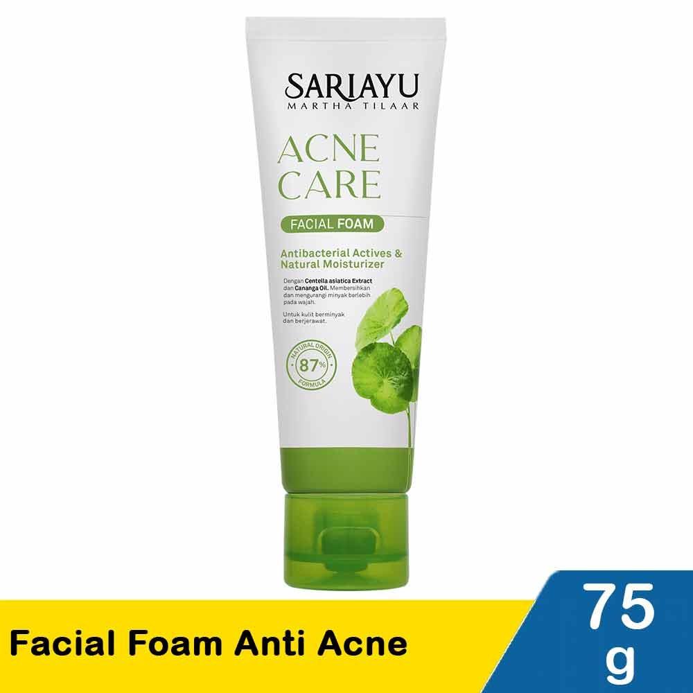 Sariayu Facial Foam Putih Langsat 75g | Natural Brightening Cleanser for Glowing Skin