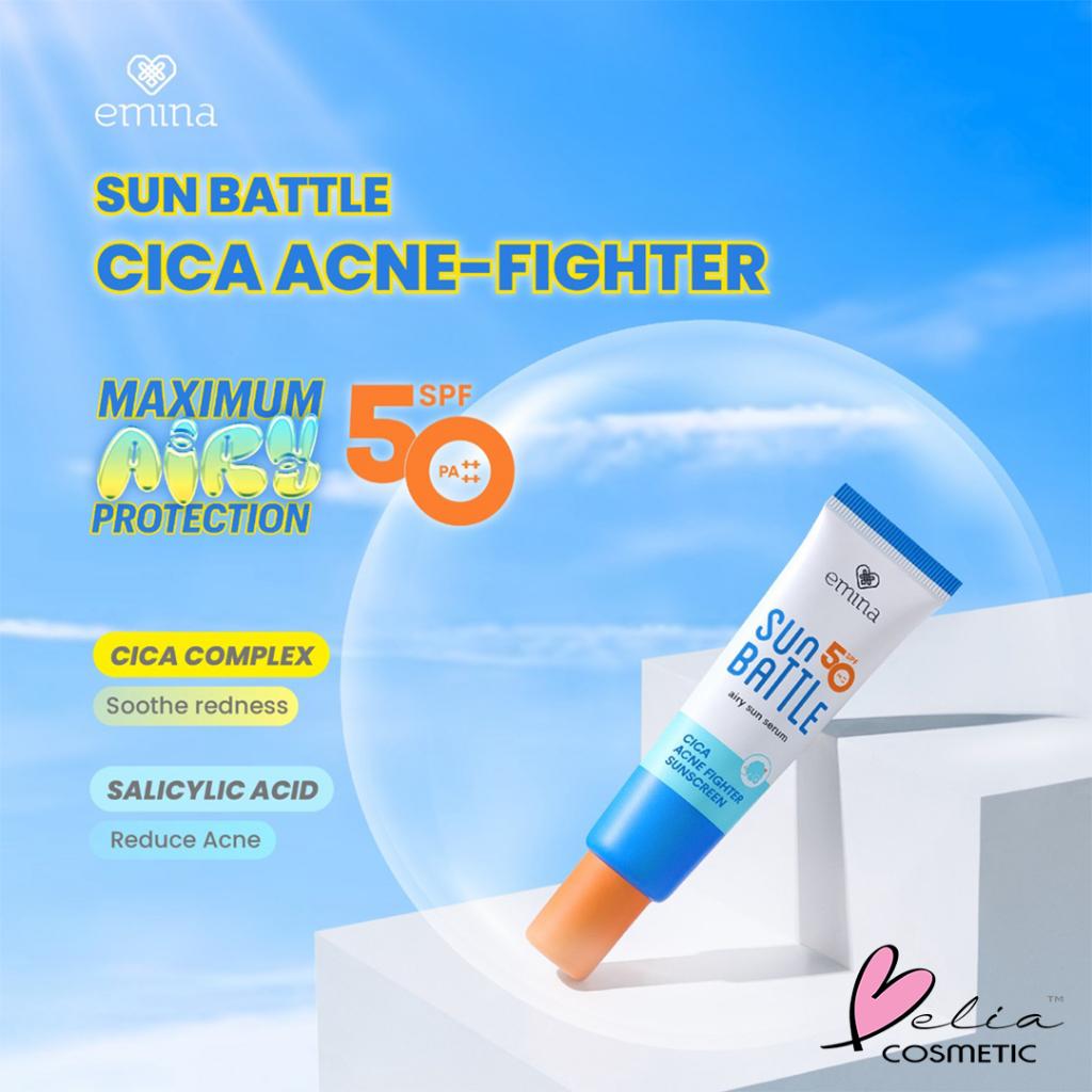Emina Sun Protection & Sun Battle SPF Series | SPF 30 / SPF 45 / SPF 50 PA+++ | Serba Ada