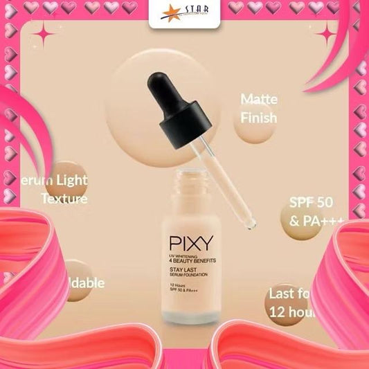 PixyStay 4-in-1 Flawless Serum Foundation | Long-Lasting & Full Coverage